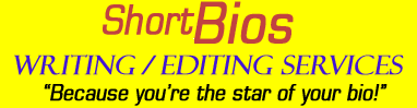 Biography Writing Services
Biography Editing Services
